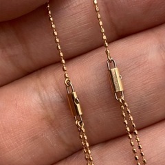 売り切れました。K18 18金 ブラックダイヤ キーチャーム ネックレス