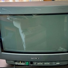 ブラウン管テレビ①　16型　ジャンク　SONY