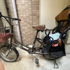 【非電動】FIDES フィデス20インチ 後ろ子供乗せ自転車