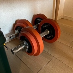 アイロテック 筋トレダンベル 1.25kg×4枚 2.5kg×4...