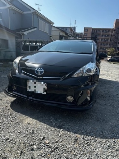 プリウスα 5人乗り キャリア付き 車検6年8月まで