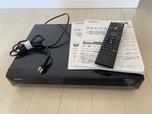 REGZA ブルーレイディスク レコーダー 東芝 TOSHIBA