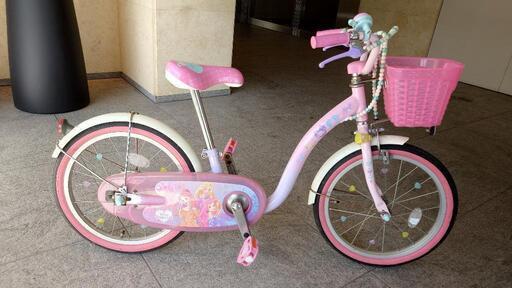 【最終値下げ】自転車 　子供(女の子)用　ディズニープリンセス