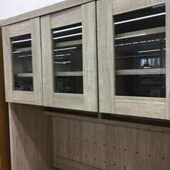 ☆ジモティ割あり☆ 食器棚 W90×D41×H183 クリーニング済み SJ5449
