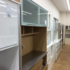 ☆ジモティ割あり☆ 食器棚 W90×D41×H183 クリーニング済み SJ5449