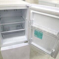 冷蔵庫 148L 2022年製 Haier JR-NF148B 2ドア 右開き ホワイト 白 100L