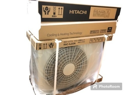 新品❗️未開封品　日立　HITACHI ルームエアコン❗️6畳❗️白くまくん　RAS-AJ22N(W)＋RAC-AJ22N ホワイト 2024年製❗️