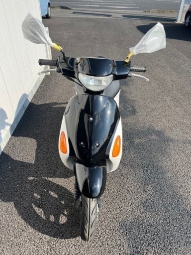 バイク屋さんで整備されたレッツ4