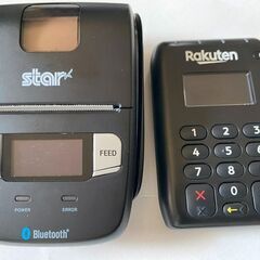 楽天　カードリーダー・プリンター・ロール紙７巻【決済端末、楽天ペイ、中古】 カードリーダー・プリンター・ロール紙7巻【決済端末、ペイ、中古】