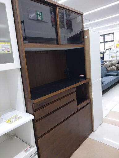 ★値下げしました！！★河口家具製作所2面レンジボード木目調