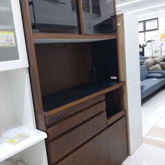 ☆値下げしました！！☆?河口家具製作所?2面レンジボード?木目調?