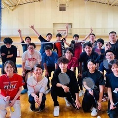 一緒に楽しくバドミントン🏸