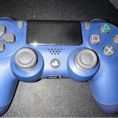 PS4コントローラー青
