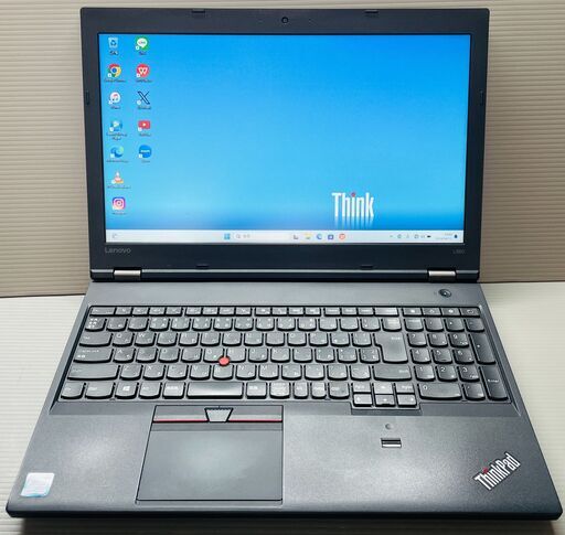 保証1ヶ月、インボイス対応、代引き発送可！Windows、Core i5、SSD256GB(新品)、メモリ8GB、Lenovo製ノートパソコン、CD,DVDドライブ、ｶﾒﾗ、Bluetooth、ACアダプター付属、レノボ、ノートＰＣ