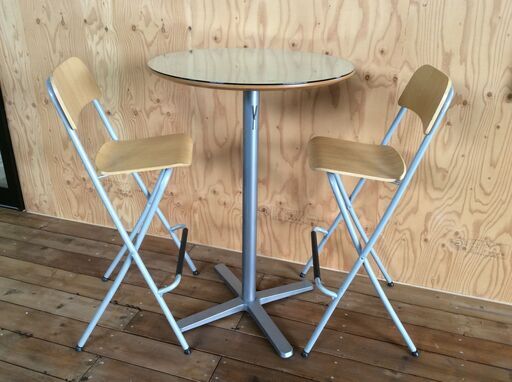 IKEA イケア 丸テーブル BILLSTAビルスタ ホワイト ハイテーブル　直接取引限定