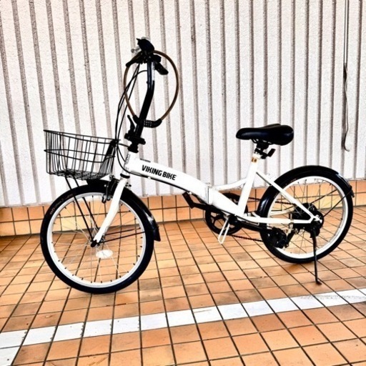 お取引決定　自転車 ノーパンクタイヤ 折りたたみ式 軽量 ホワイト ミニベロ