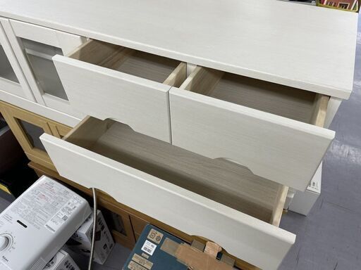 テレビ台 幅120cm ニトリ ブレイス ローボード BRACE TV台 ホワイト 白