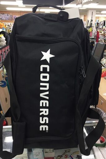 コンバース　ボストンキャリーバッグ　ブラック　ポリエステル生地