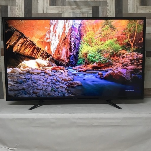 即日受渡❣️55型4K液晶TV Wチューナーで裏番組録画可能33500円
