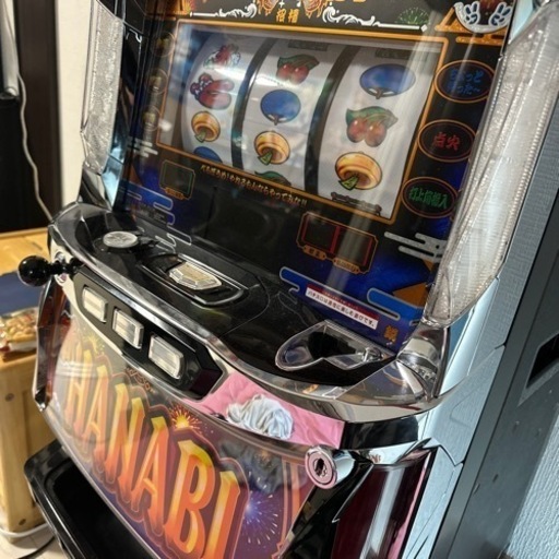 パチスロ　新ハナビ　コイン不要機付