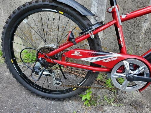 26型 子供用自転車ドライドS3 BAA266HD-O(外装6段変速) ブラック 