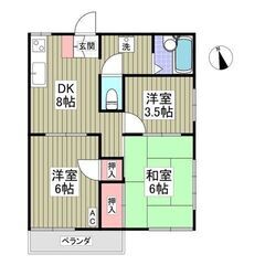 💙フリーレント1ヶ月！敷礼０！《3DK》志木市♦柳瀬川駅徒歩5分...