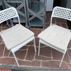 (確約済)【中古】IKEA チェア💙2脚セット❗️