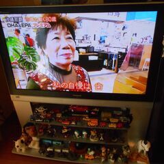 ほったらかし液晶テレビ　専用テレビ台付