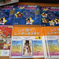 カラオケ　レザーディスク　大量