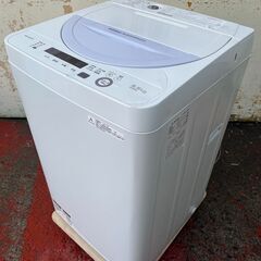 FZZA09047　シャープ 全自動洗濯機 5.5kg バイオレ...
