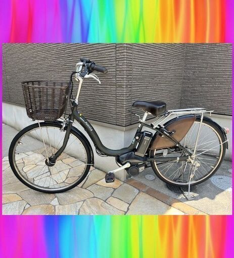超容量12Ah 現行長生きバッテリー　ブリヂストン　アシスタ　電動自転車　電動アシスト自転車　中古　4154
