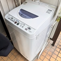お取引決定　乾燥機付き洗濯機 SHARP ES-TG55L 