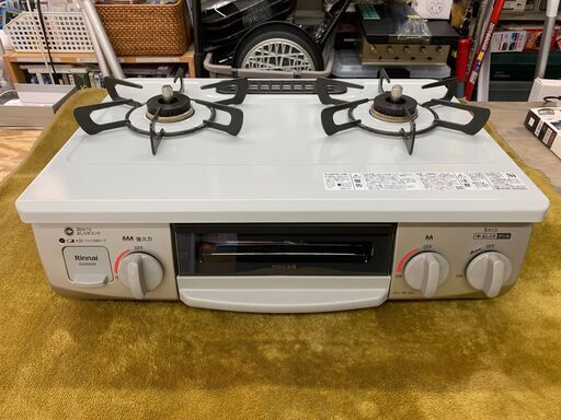 【愛品館江戸川店】リンナイ　LPガス用ガステーブル　2023年製　RT35NJH（KG35NGRL）　 ID：133-050192-007