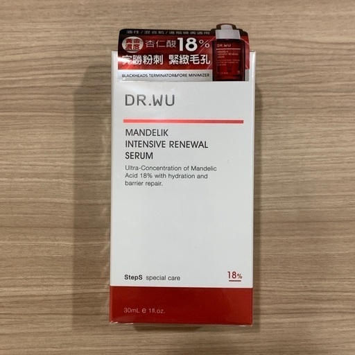 【残2】dr.wu ドクターウー　マンデル酸18% 30ml