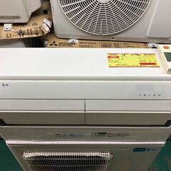 K05248　三菱　2017年製　中古エアコン　主に18畳用　冷...