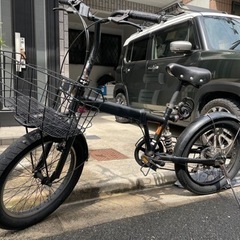 折りたたみ自転車　20インチ　ファットバイク　FATBIKE