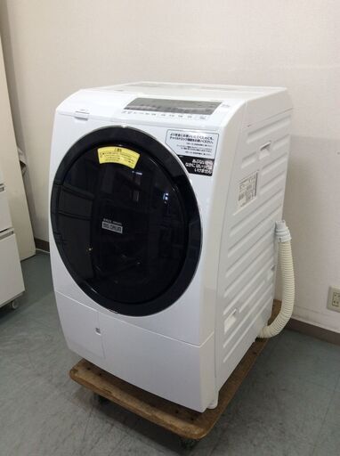 （5/5受渡済）YJT8583【HITACHI/日立 ドラム洗濯機10.0㎏】美品 2020年製 ビッグドラム BD-SG100FL 家電 洗濯 斜め型 左開き