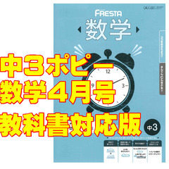 【新品】中３ポピー数学４月号「乗法公式 因数分解」　