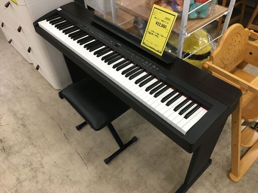YAMAHA ヤマハ P-140 電子ピアノ  88鍵 スタンド付 ペダル付 椅子付き 鍵盤楽器 演奏 クリーニング済 堺市 石津【ジャングルジャングルサカイ石津店】 YAMAHA ヤマハ P-140 電子ピアノ 88鍵 スタンド付 ペダル付 椅子付き