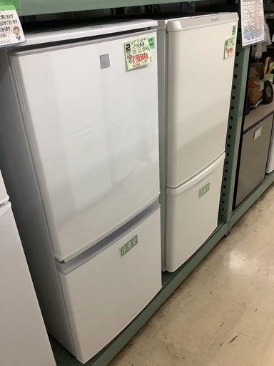 シャープ 2ドア 冷蔵庫 SJ-14E7-KW 137L 管C240415AK (ベストバイ 静岡県袋井市)