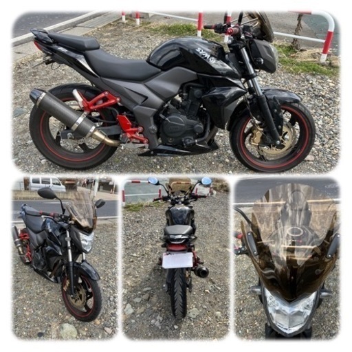 ゴールデンウィークまで値下げ出品　sym t2 250ccバイク　綺麗