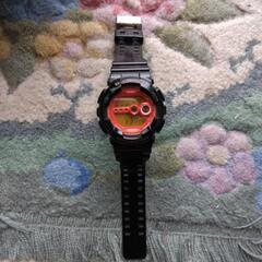  【中古品】G-SHOCK 腕時計 黒&オレンジ