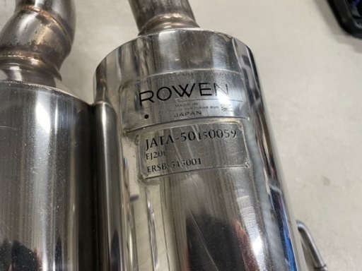 ROWEN 4本出しマフラー WRX STI(VAB)用 チタンテール ステンレスモデル