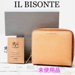 【未使用品】IL BISONTE イルビゾンテ 二つ折り財布 レザー