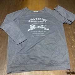 薄手のトレーナー　長袖Tシャツ　Lサイズ　used