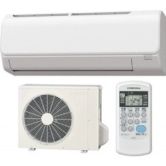 美品🌈 2023年製 コロナ 冷暖房 エアコン 6畳用 CORONA CSH-N2222R 2.2KW 100V ③