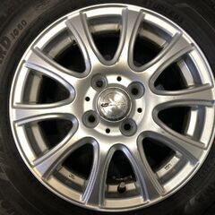 【YOKOHAMA iceGUARD iG60 165/65R14】スタッドレス【Weds LAUFBAHN 14インチ 4本 4.5J4HPCD100+45】ソリオ ミラージュ等　(KTN029)