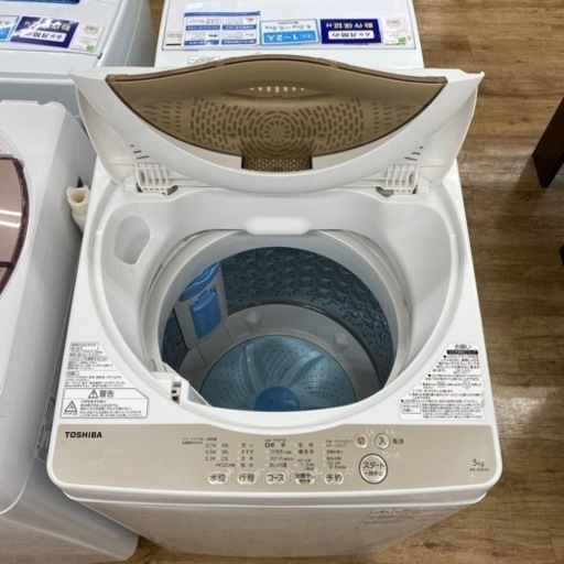TOSHIBA 全自動洗濯機 AW-5G8 トレファク東大阪 - 洗濯機 