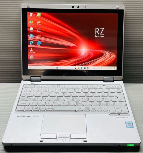 保証1ヶ月、インボイス対応、代引き発送可！360°ヒンジ、Windows11、Core m3、SSD256GB(新品)、メモリ8GB、Panasonic製ノートパソコンLet`s noTe、タッチパネル、カメラ、Bluetooth、ACアダプター付属、タッチモニター、タッチスクリーン、パナソニック、レッツノート、ノートPC、タブレット