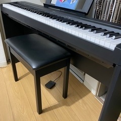 中古美品　YAMAHAヤマハP-45電子ピアノ椅子、スタンド付